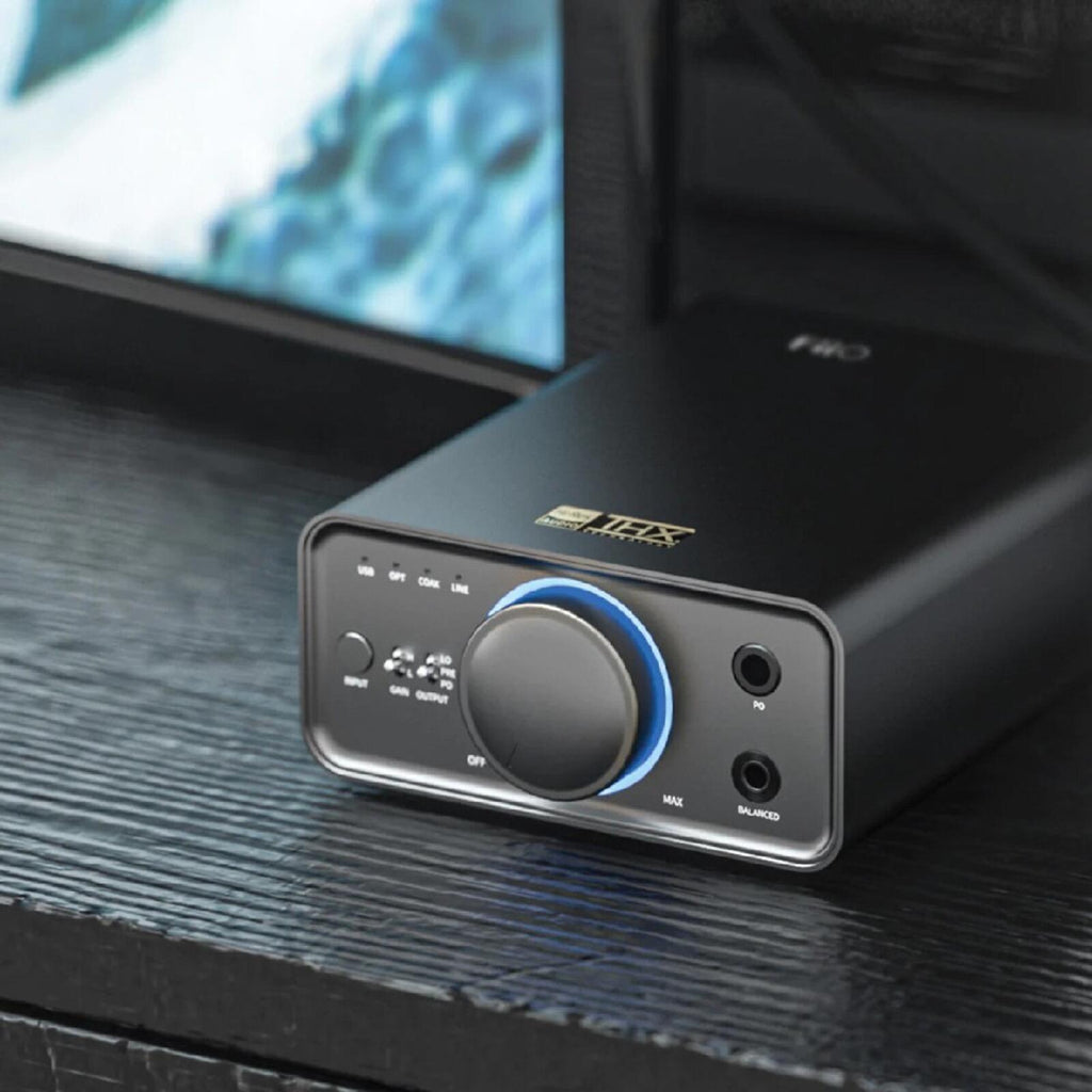 FiiO K7 Desktop DAC and Headphone Amplifier 6.35mm 4.4mm Out & USB Optical In