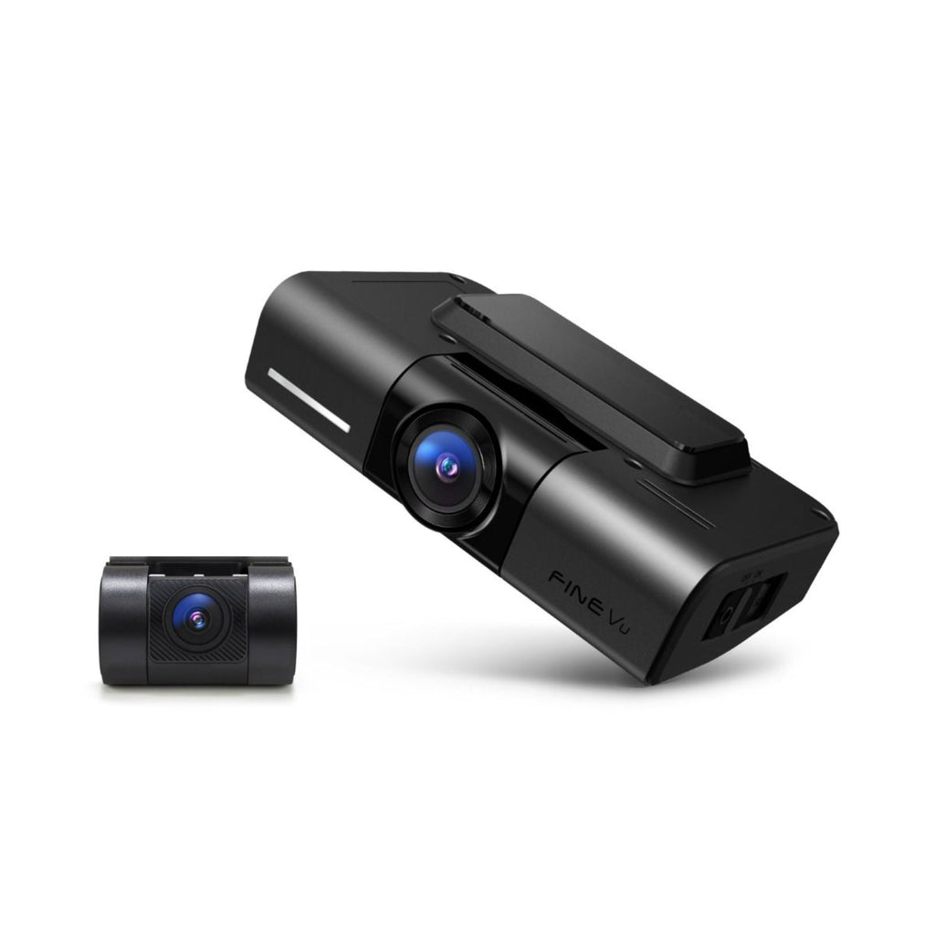 FineVu GX1100 2CH Dash Cam 4K UHD Front & FHD Rear Camera Includes 64GB Card