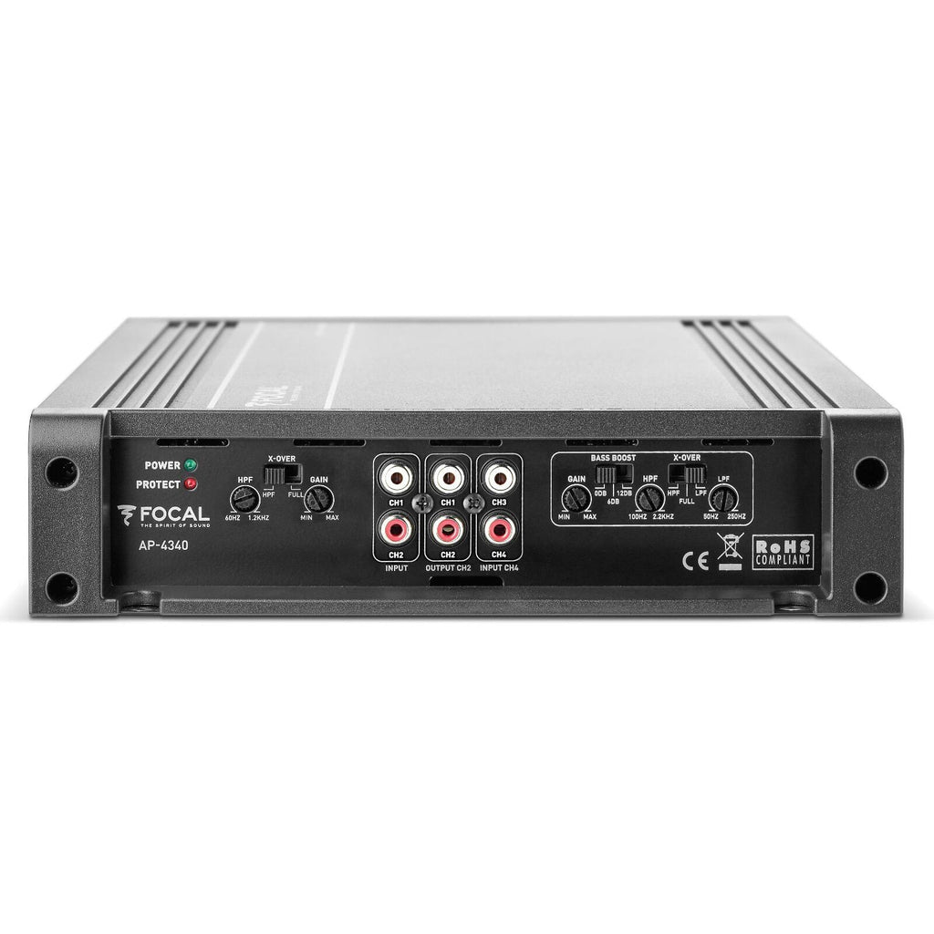 Focal AP 4340 Auditor Series 4 Channel Amp Class A B Car Amplifier 4 x 70w RMS