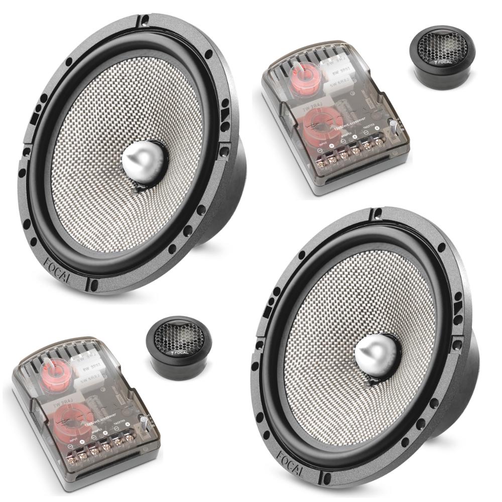Focal 165 AS Access Series 2 Way 6.5" Car Door Component Speakers 60w RMS Pair