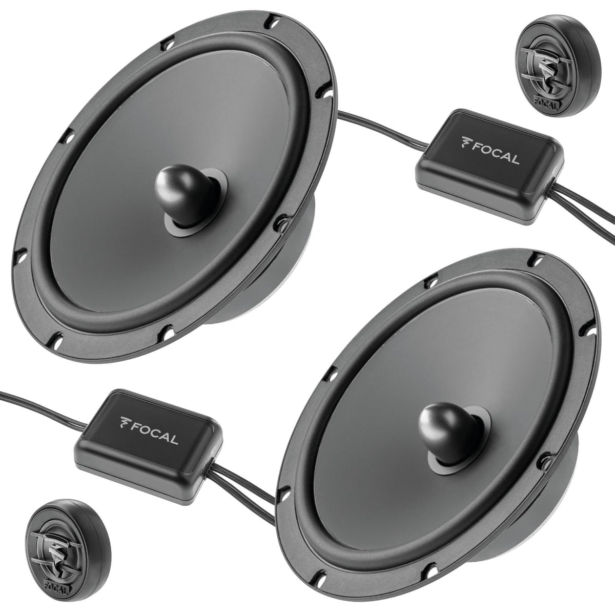 Focal ASE 165 S Auditor Series 2 Way 6.5" Slim Car Door Component Speakers 60w