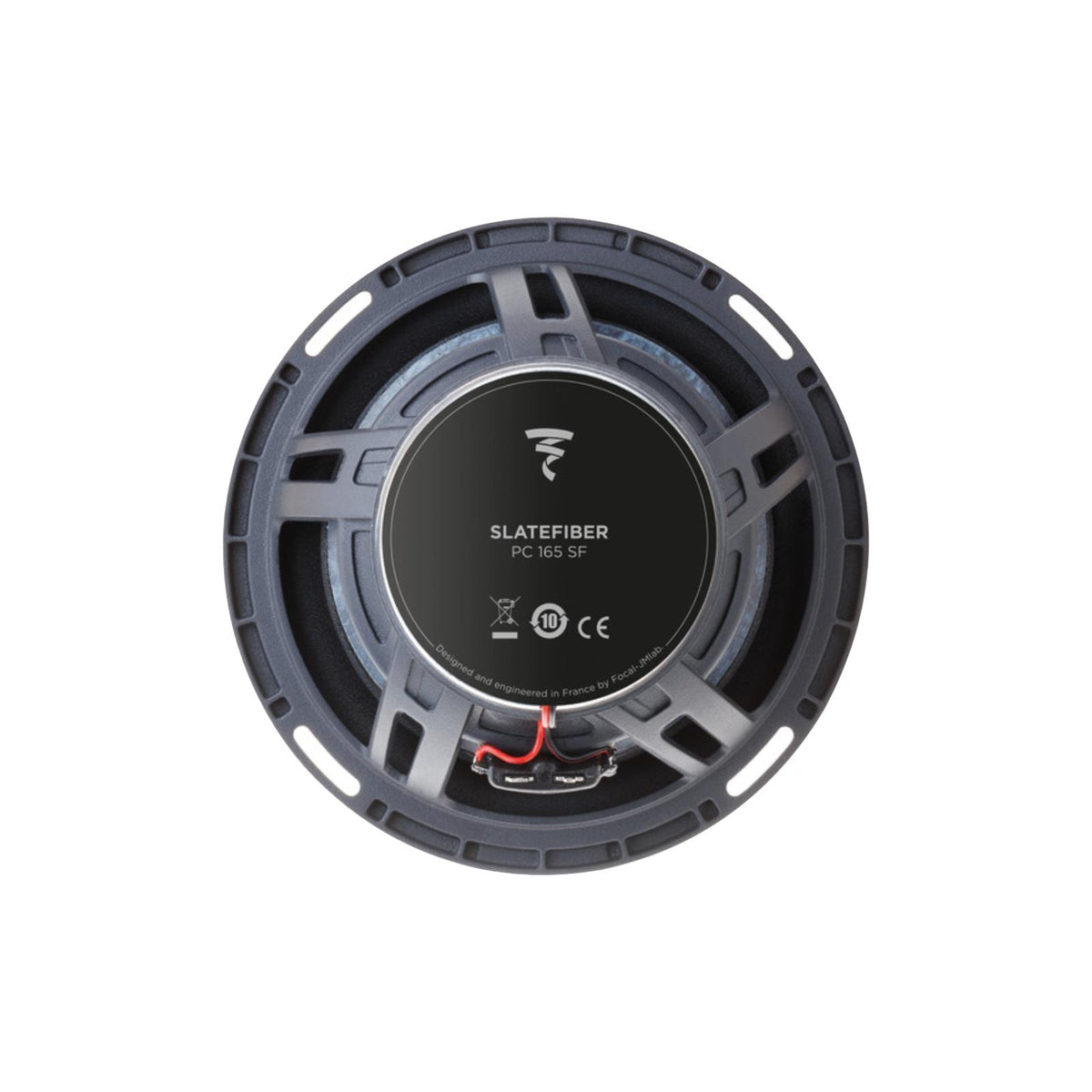 Focal PC 165 SF Slate Fibre Series 6.5" 2 Way Car Door Coaxial Speakers 80w RMS