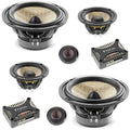 Focal PS165F3E Flax Evo Series Expert 3 Way 6.5" Car Door Component Speakers 80w
