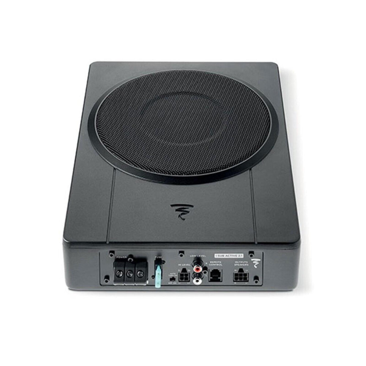 Focal ISUB Active 2.1 Compact Underseat Car Subwoofer with 2 Channel Amplifier