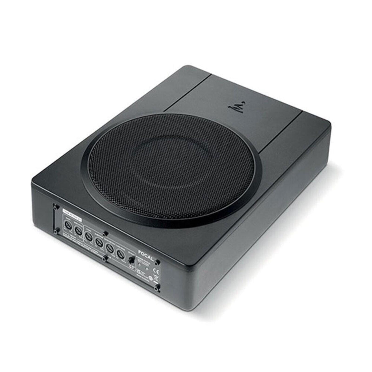 Focal ISUB Active 2.1 Compact Underseat Car Subwoofer with 2 Channel Amplifier