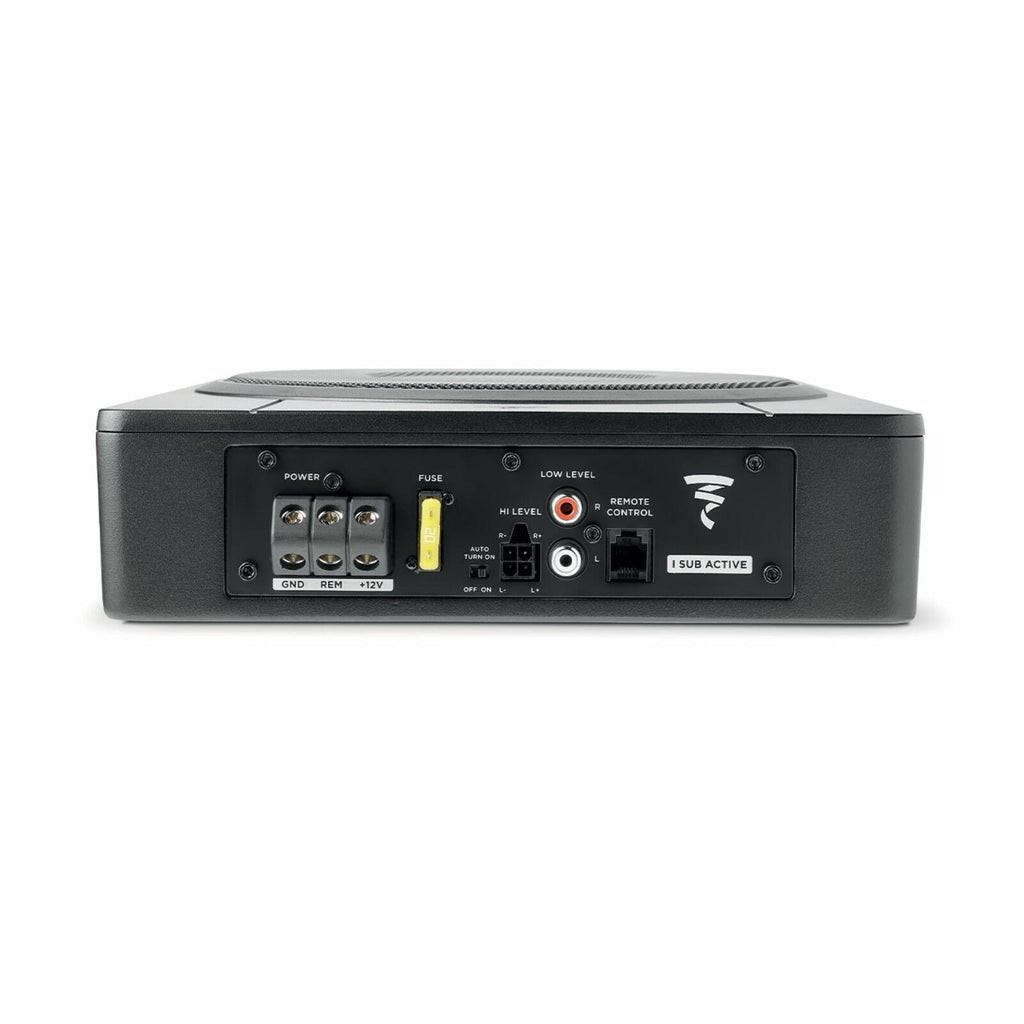 Focal ISUB Active Compact Under Seat Sub Amplified 8 Inch Car Subwoofer 130w RMS