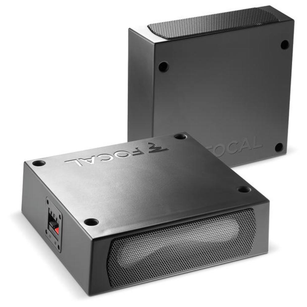 Focal ISUB Twin Sub Powerful Compact Passive Underseat Car Subwoofer 2x 100w RMS