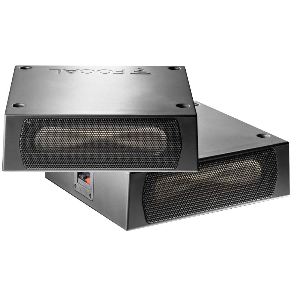 Focal ISUB Twin Sub Powerful Compact Passive Underseat Car Subwoofer 2x 100w RMS