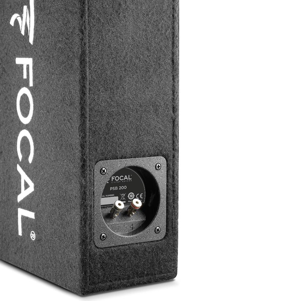 Focal PSB200 Sub Polyglass Series 8" Sealed Shallow Mount Enclosure Subwoofer