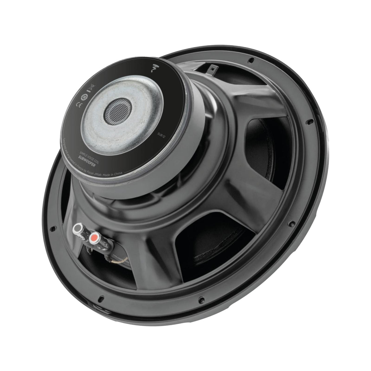 Focal Sub 12 Performance Single Voice Coil 12 Inch 4 Ohm Car Subwoofer 300w RMS