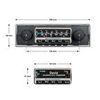 Blaupunkt Frankfurt Stereo Retro Classic Car Radio Bluetooth USB AUX DAB