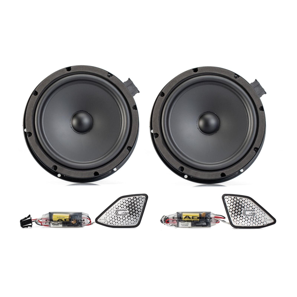 Gladen One T6 Appearance 8 Inch Speakers & Tweeters for Volkswagen Transporter