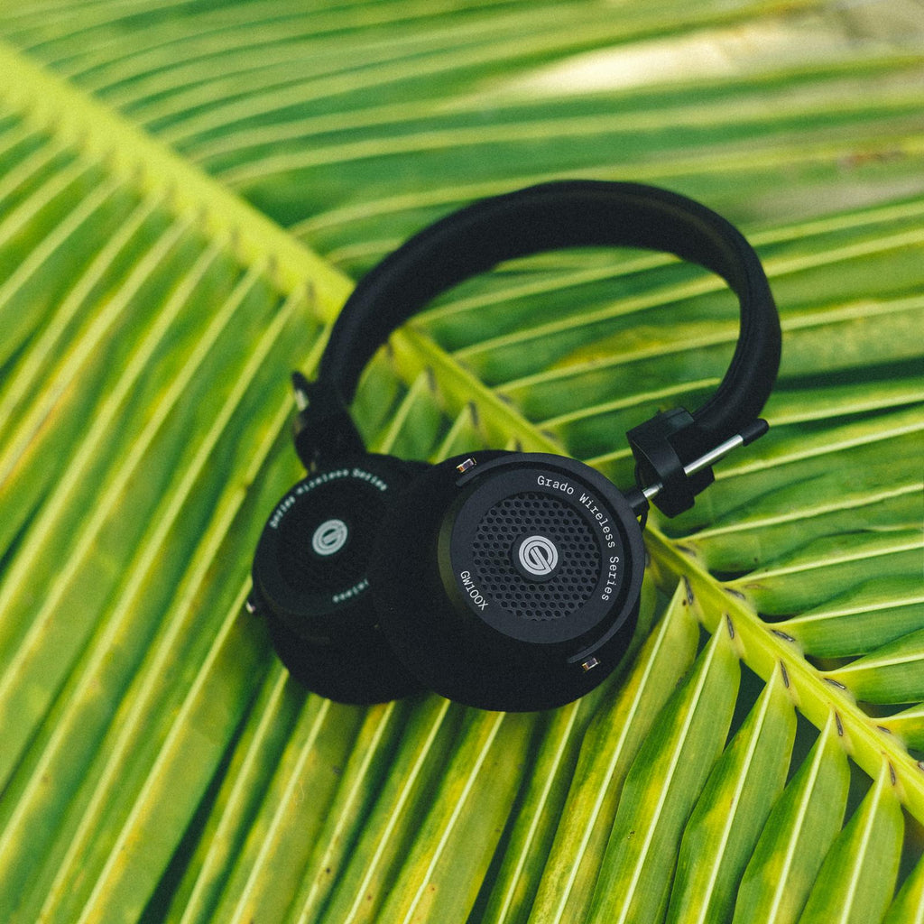 Grado GW100X Wireless Bluetooth 5.2 USB C 3.5mm AUX Open Air Stereo Headphones