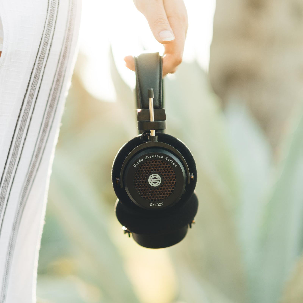 Grado GW100X Wireless Bluetooth 5.2 USB C 3.5mm AUX Open Air Stereo Headphones