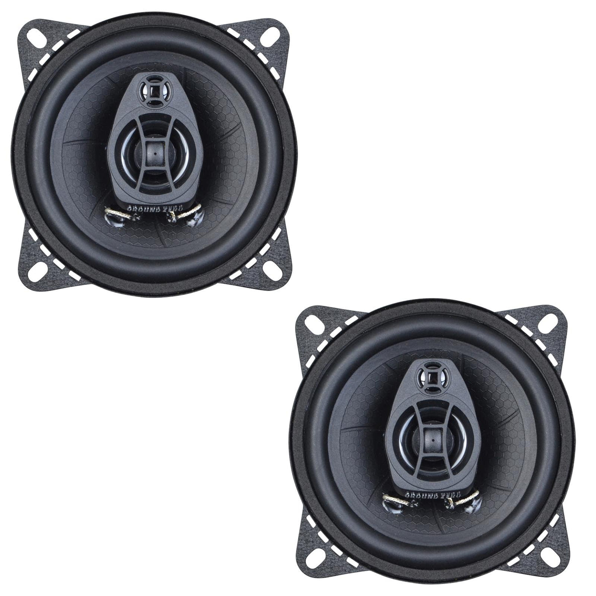 Ground Zero Iridium GZIF 4.0 10cm 2 Way Car Van Coaxial Door Speakers 60w RMS