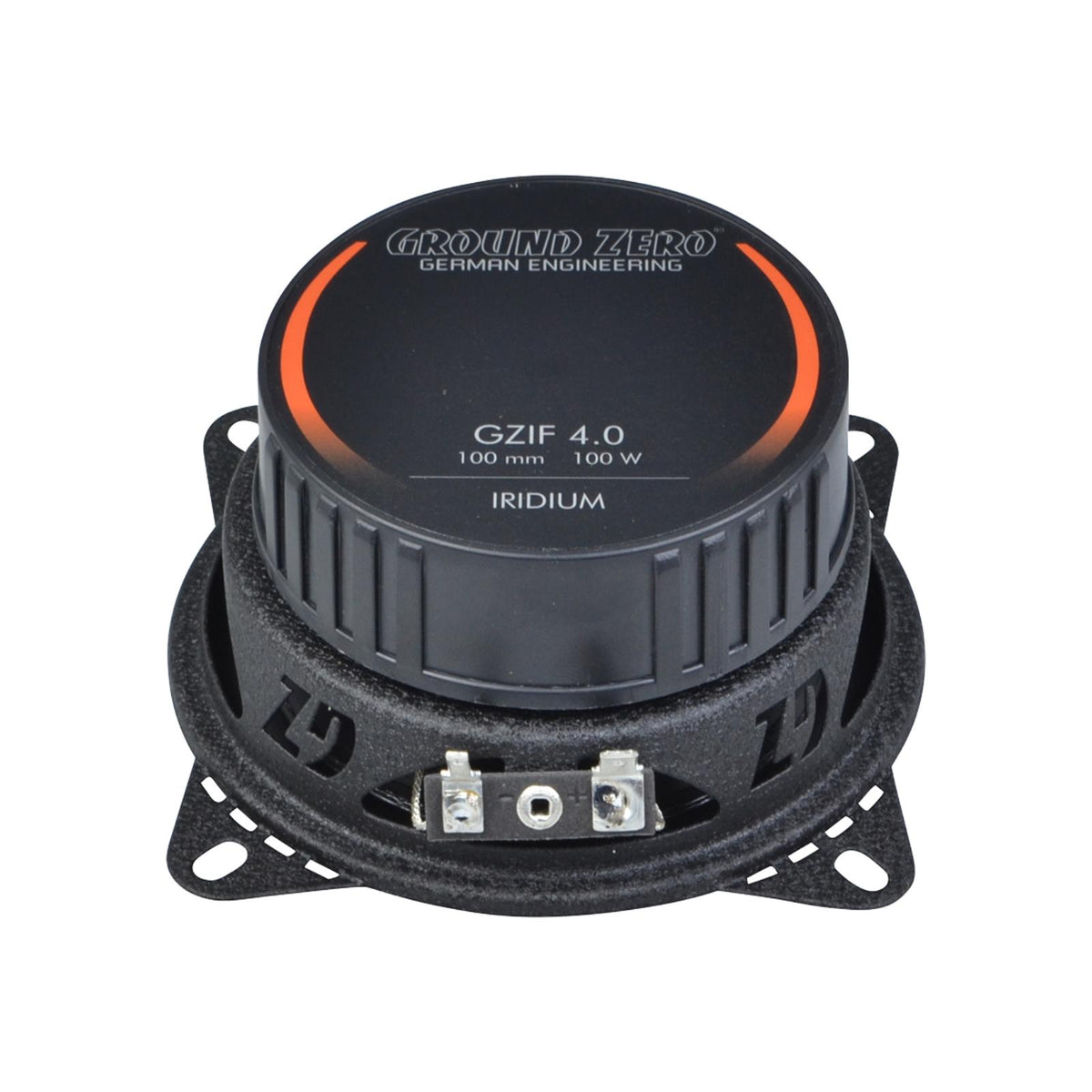 Ground Zero Iridium GZIF 4.0 10cm 2 Way Car Van Coaxial Door Speakers 60w RMS