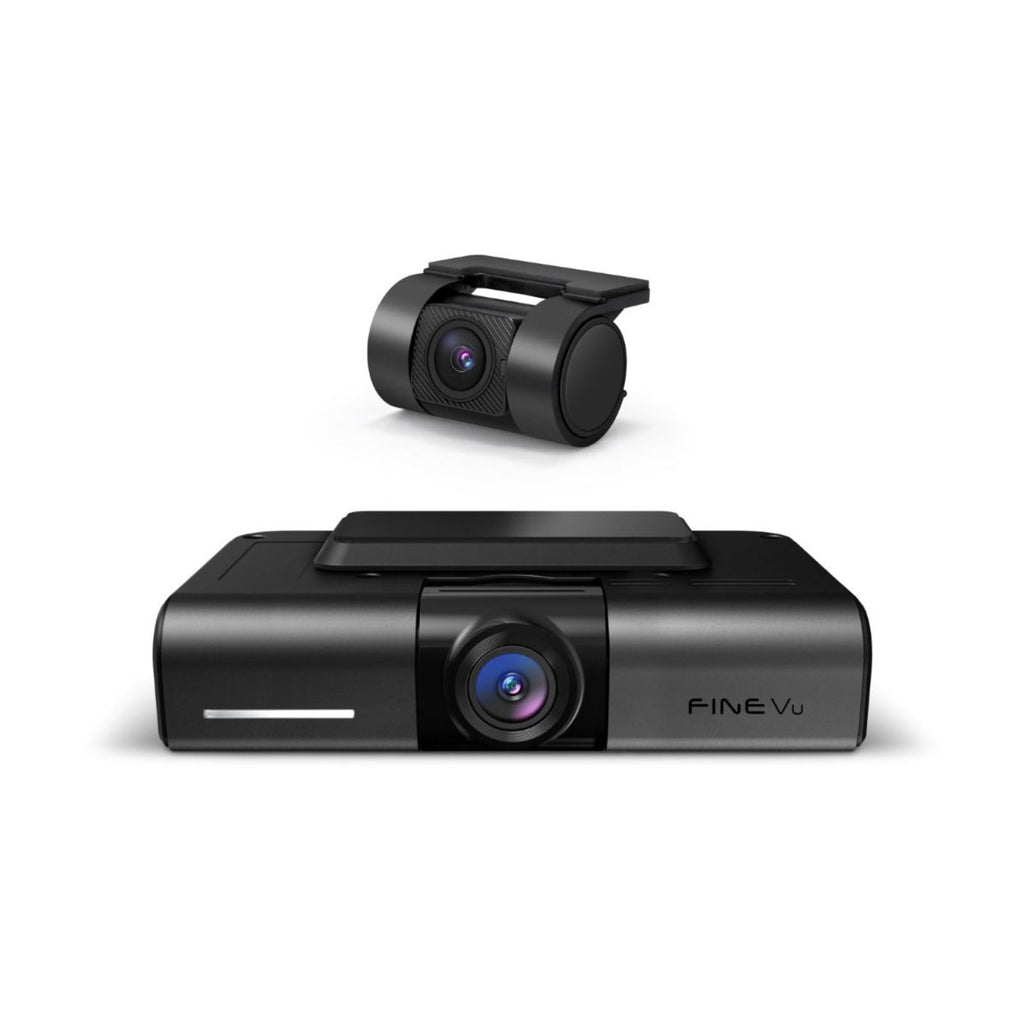 FineVu GX1100 2CH Dash Cam 4K UHD Front & FHD Rear Camera Includes 64GB Card