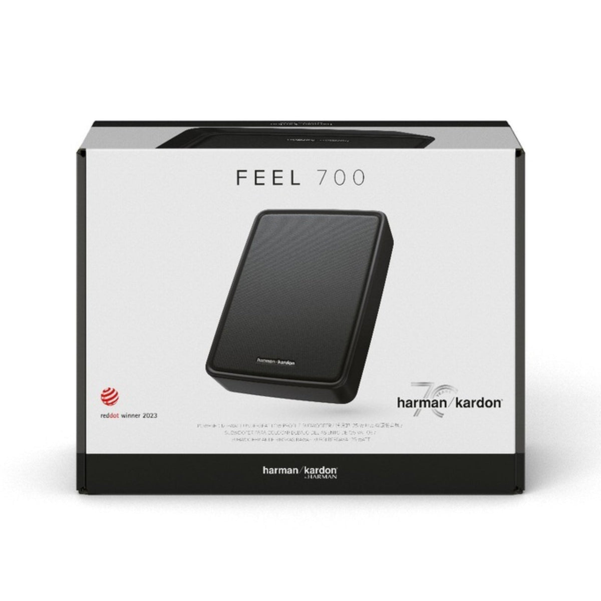 Harman Kardon Feel 700 Underseat Sub 7 Inch Active Subwoofer Enclosure 125w RMS