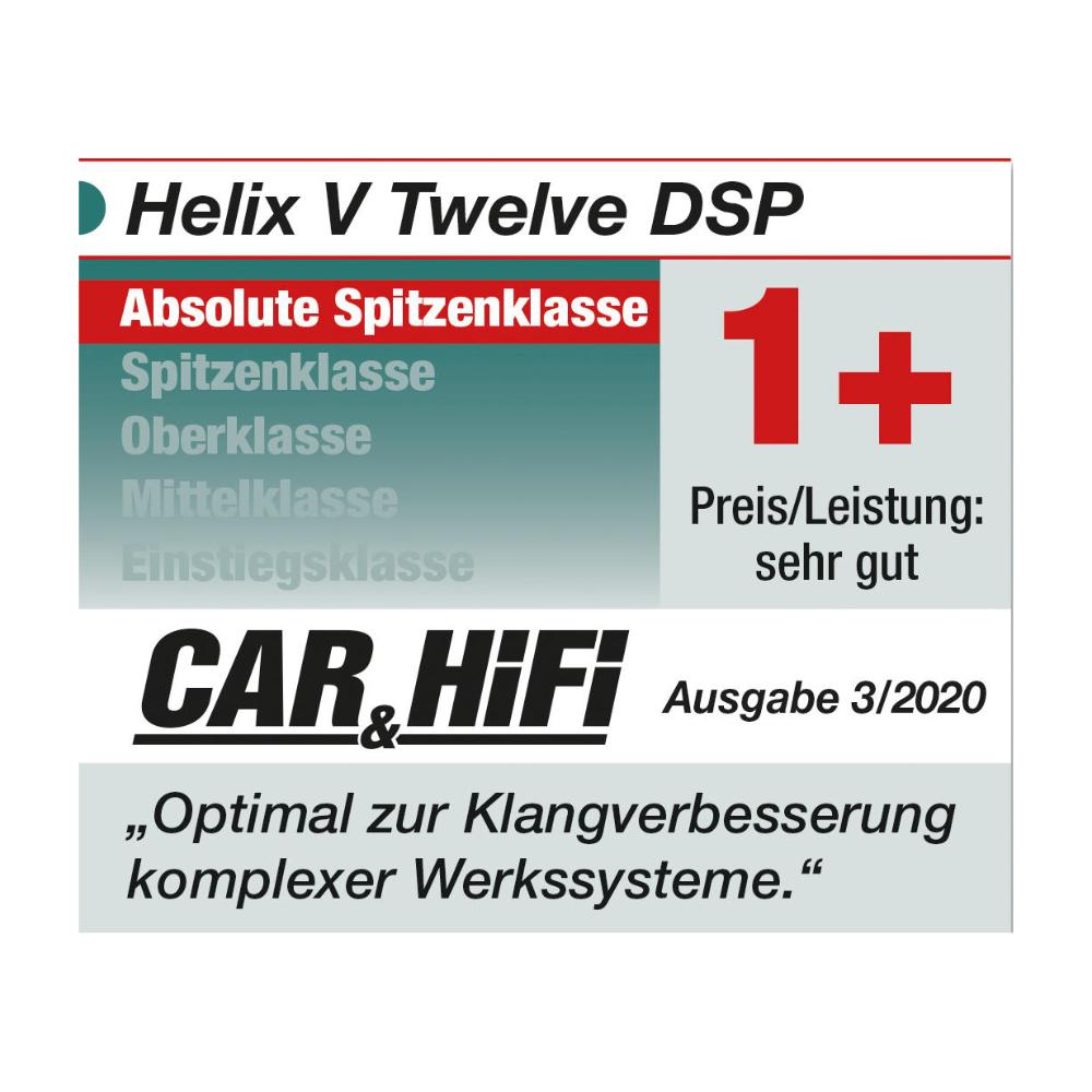 Helix V Twelve DSP 12 MK2 Channel Amplifier with 14 Channel DSP 75w RMS 64 Bit