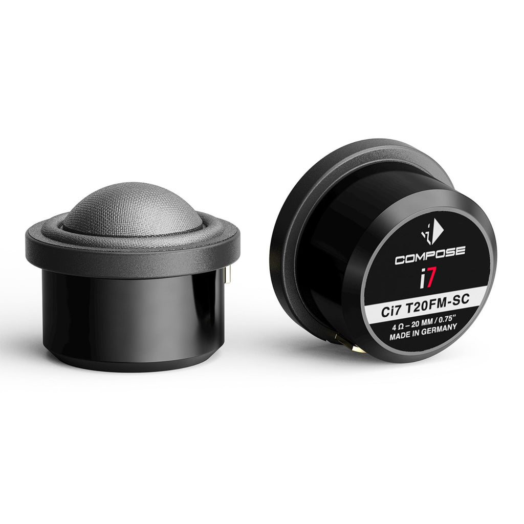 Helix Compose i7 Ci7 T20FM-SC Tweeters 0.75 Inch 20mm FlexMount Silk Dome