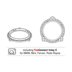 Helix Compose FlexMount 100 CFMK100 BMW.2 4 Inch Midrange Adaptor for BMW, Mini