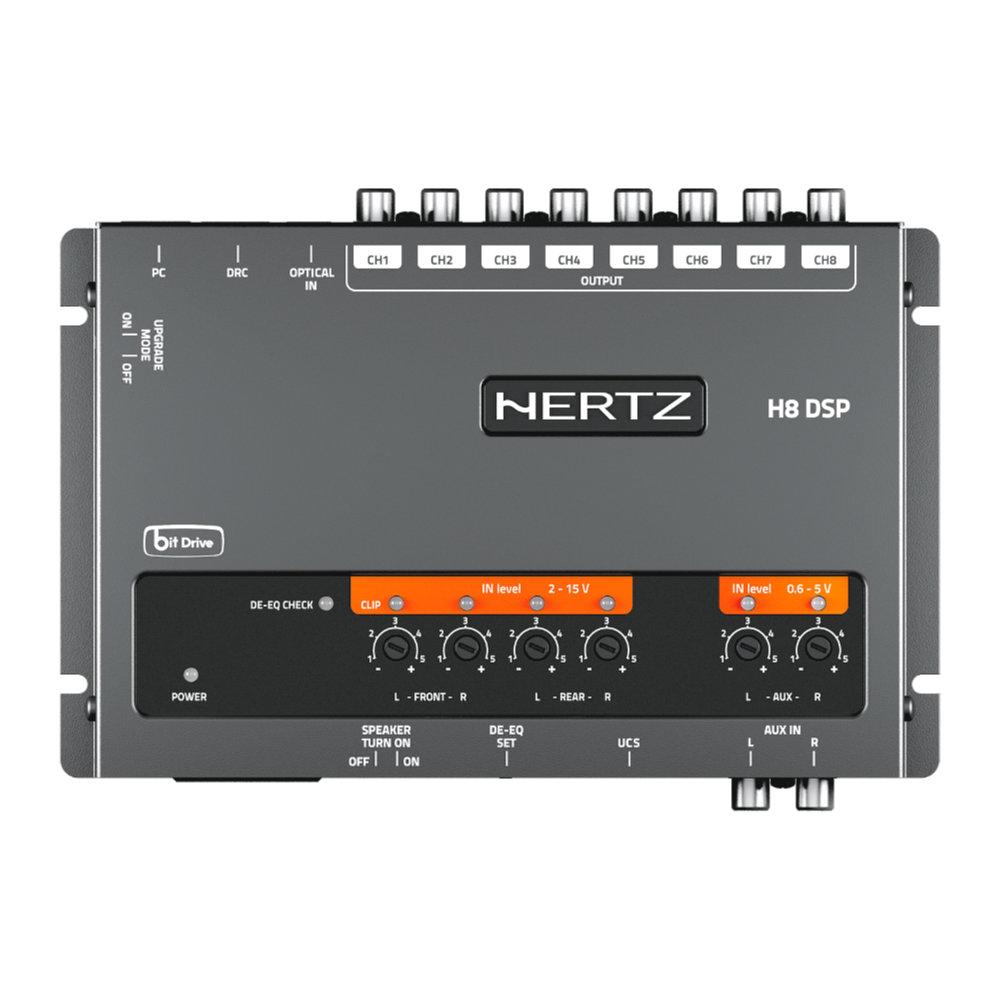 Hertz H8 DSP 8 Channel Processor 31 Band EQ Time Align + DRC HE Remote Control