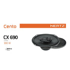 Hertz Cento CX 690 6x9" 3 Way Car Parcel Shelf Coaxial Speakers 100w RMS Pair