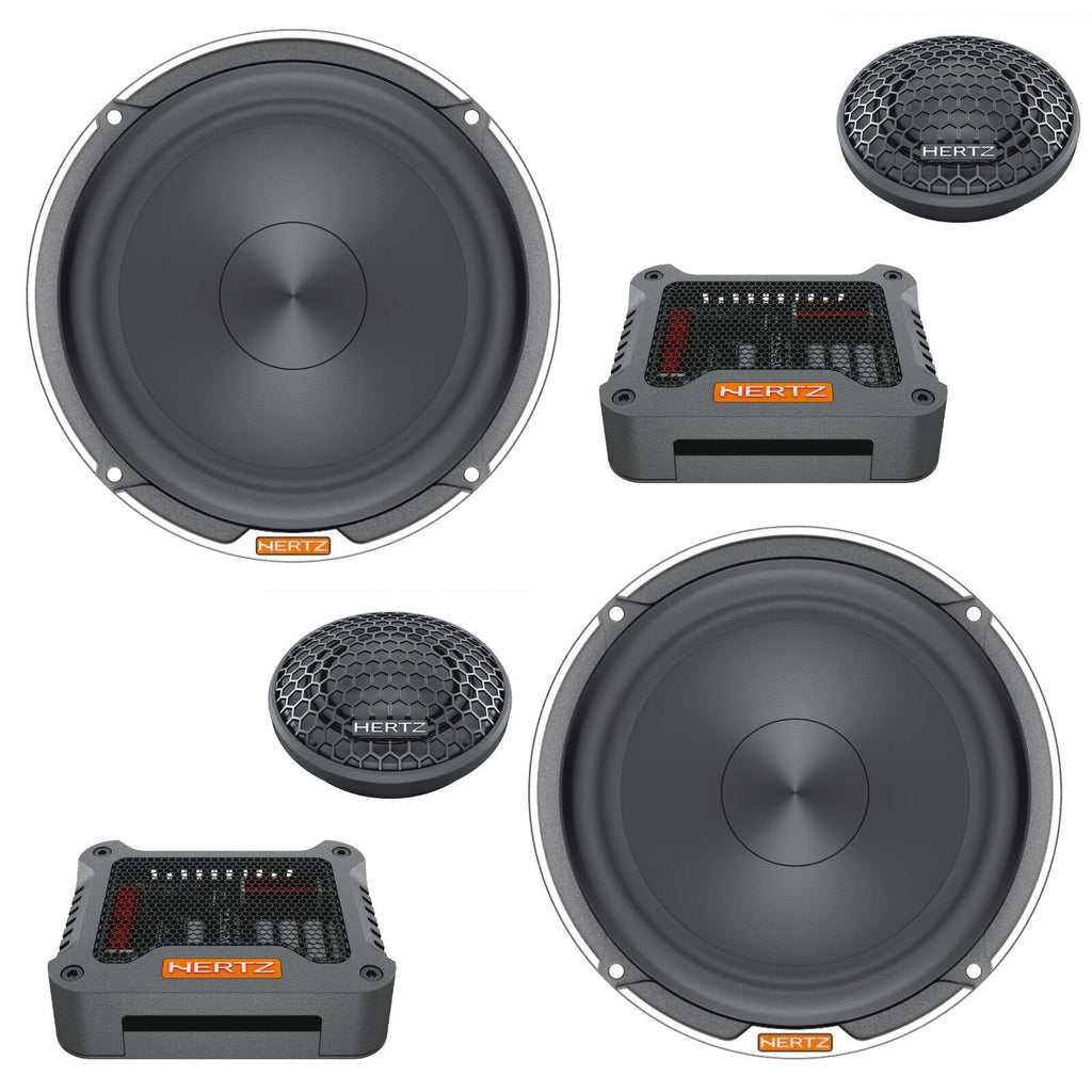 Hertz Mille Pro MPK 1650.3 6.5" 16.5cm Car 2 Way Component Speaker 125w RMS Pair