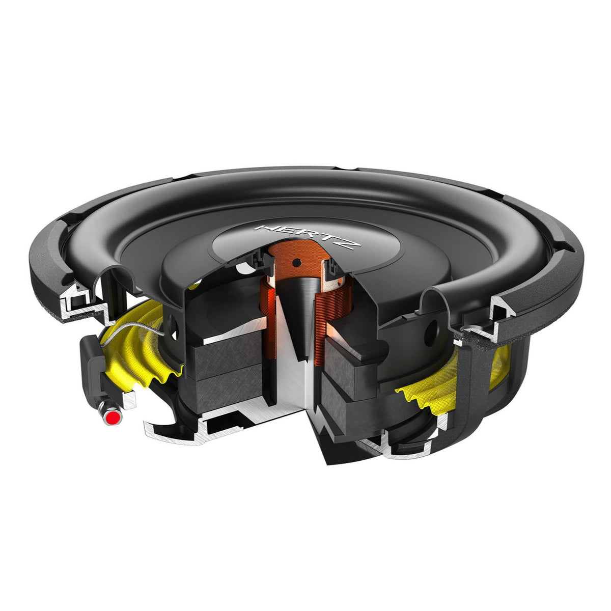 Hertz Mille Pro MPS 250 S4 Sub 10" 25cm Shallow Car Subwoofer 4 Ohm 500w RMS