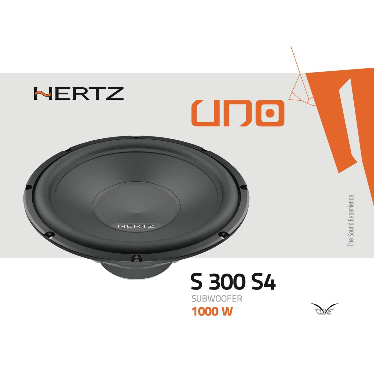 Hertz UNO S 300 S4 12" 30cm Car Audio Sub Component Subwoofer 4 Ohm 250w RMS