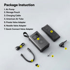 Hoto Air Pump ADV Compressor Portable Tyre Inflator Car Motorcycle Bike MTB Ball