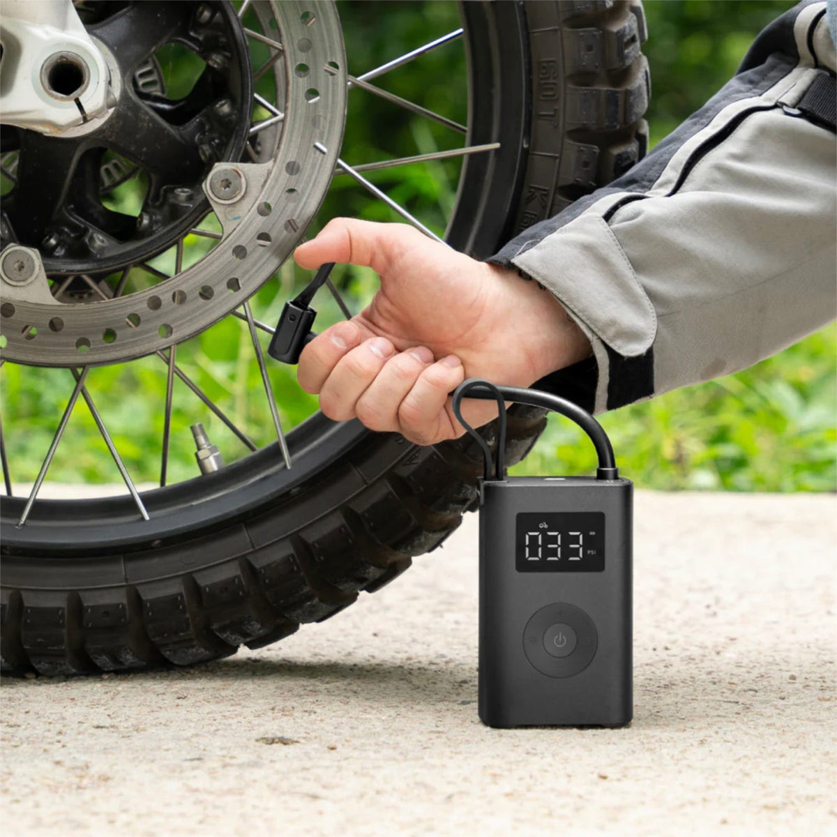 Hoto Air Pump ADV Compressor Portable Tyre Inflator Car Motorcycle Bike MTB Ball