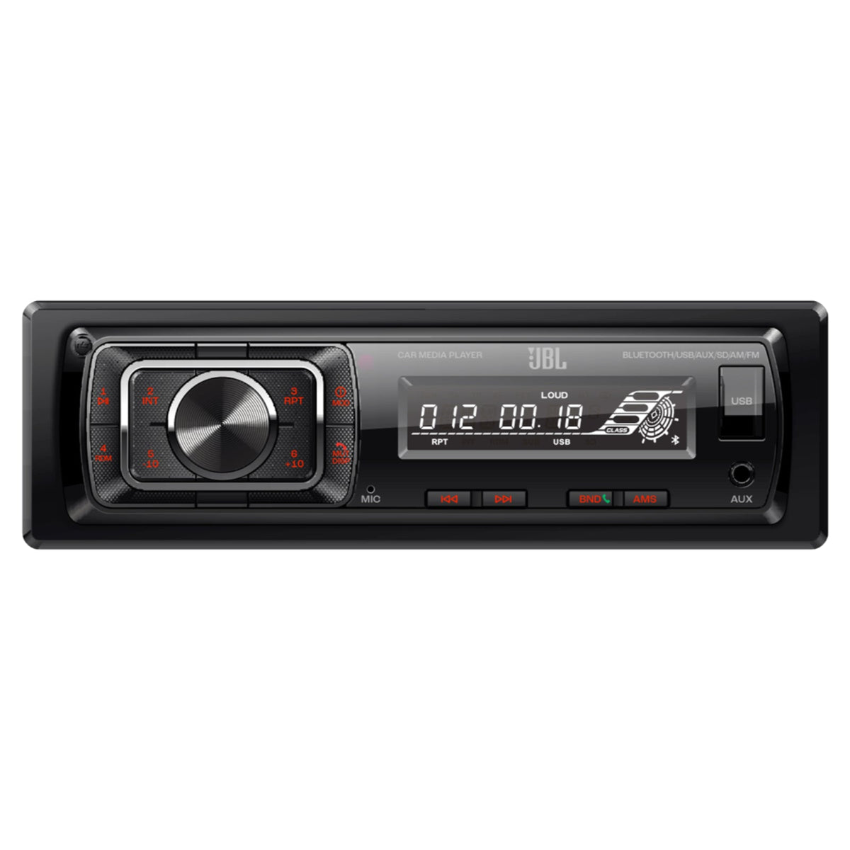 JBL Celebrity 150 Car Stereo Bluetooth USB AUX Single Din AM & FM Radio