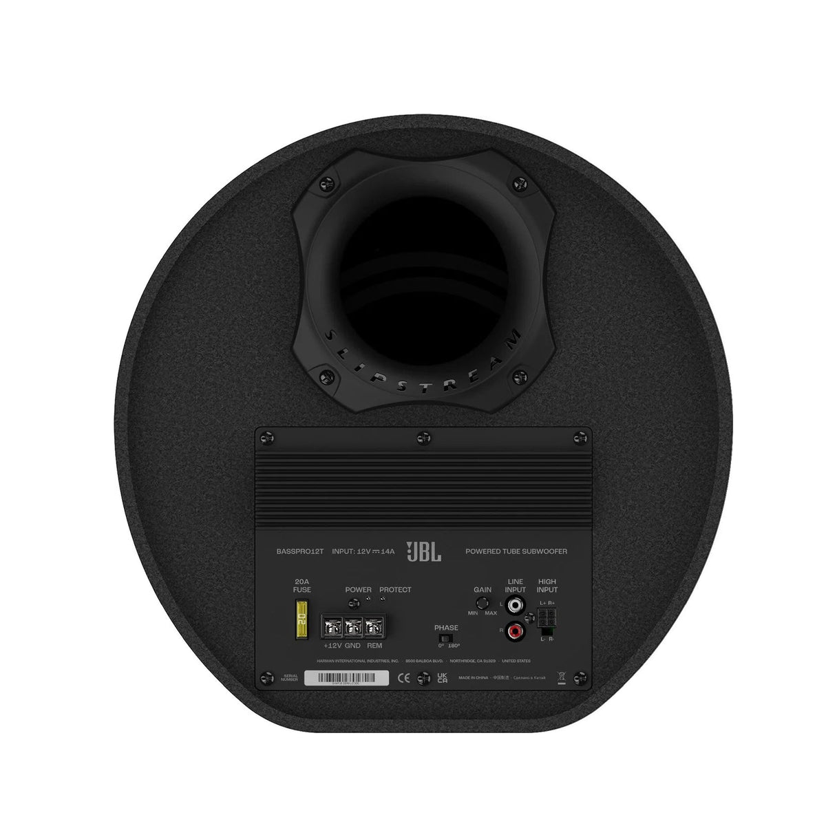 JBL BassPro BP12T Bass Tube Active Subwoofer Amplified Sub Enclosure 150w RMS