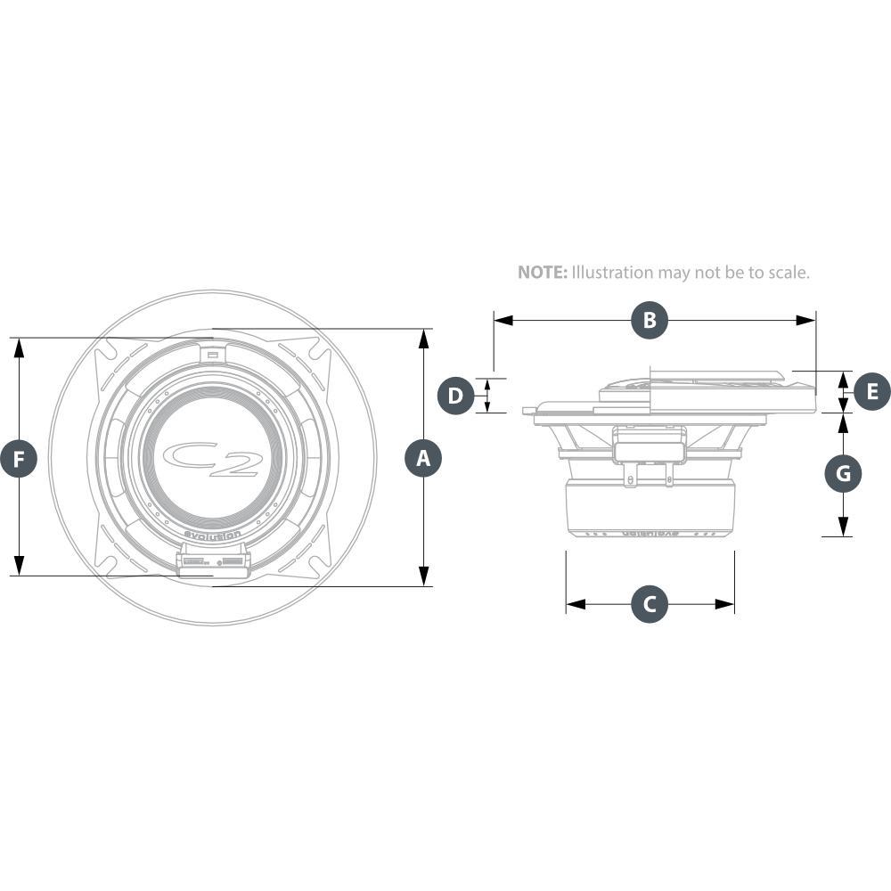 JL Audio C2-400x C2 Series 4" 10cm Coaxial Car Door Dash Speakers 35w RMS
