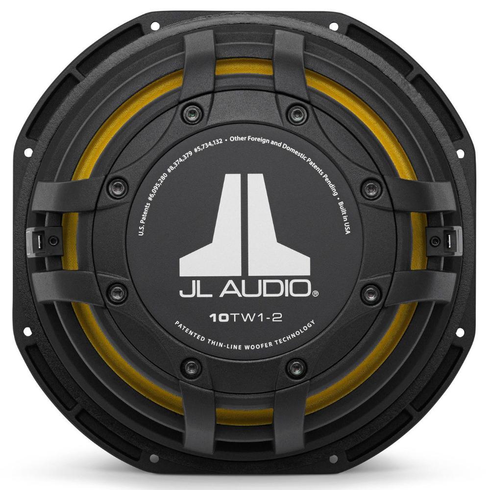 JL Audio 10TW1-2 10 Inch Sub TW1 Series Shallow Mount Subwoofer 2 ohm 300w RMS