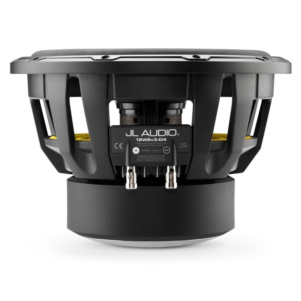 JL Audio 12W6V3-D4 W6 Series 12 Inch 30cm Dual 4 ohm Car Sub Subwoofer 600w RMS