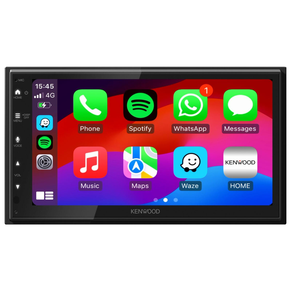 Full System Package for VW Caddy (2015-2020) — pictured: Kenwood DMX5023DABS Apple CarPlay Android DAB Bluetooth Double Din Car Stereo