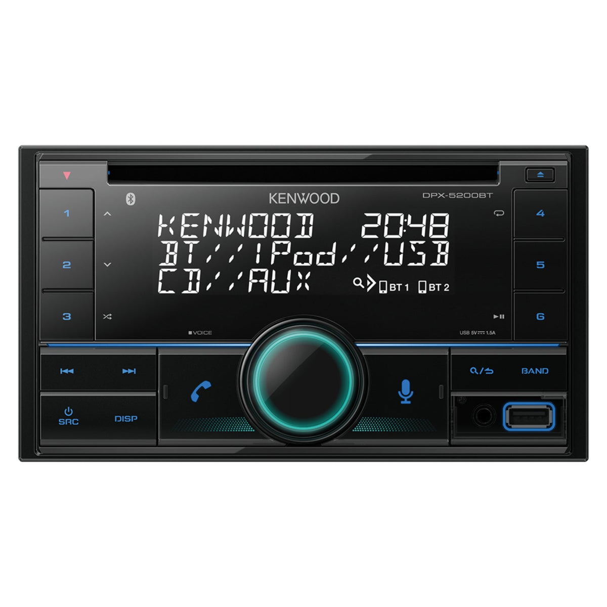 Kenwood DPX-5200BT Car Stereo CD Bluetooth USB AUX Spotify Amazon Alexa Ready