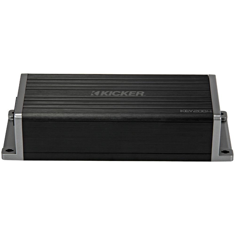 Kicker KEY200.4 Amp 4 Channel Full Range Car Smart Amplifier & DSP 4x50w