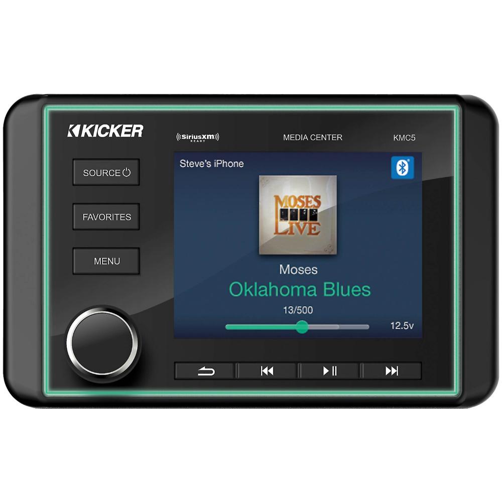 Kicker 46KMC5 Marine Digital Media Receiver Bluetooth USB Radio Source Unit