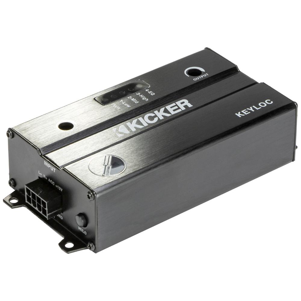 Kicker 47KEYLOC Smart 2 Channel Line Output Converter with Automotive DSP Tuning