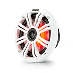 Kicker Marine 45KM654L Speakers KM 6.5" Coaxial White & Charcoal LED Grills