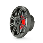 Kicker Marine 45KM654L Speakers KM 6.5" Coaxial White & Charcoal LED Grills