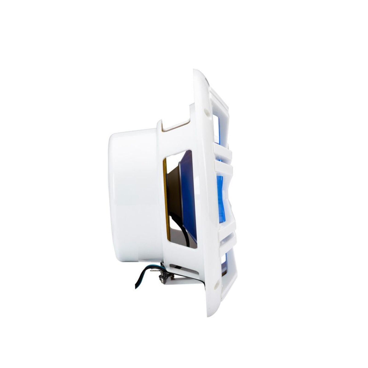 Kicker Marine 49KM604WL Speakers KM 6.5" Coaxial White LED Grills Boat Rib 50w