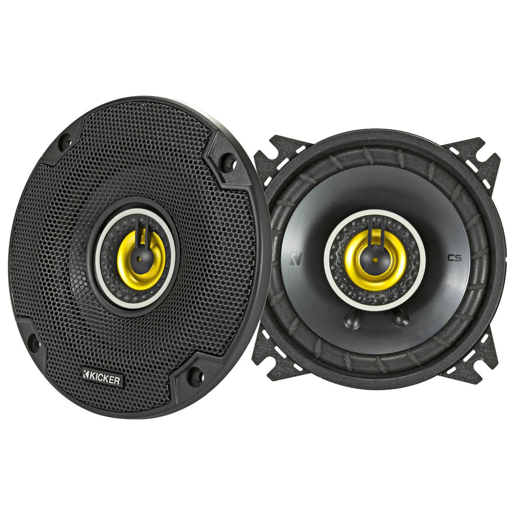 Kicker 46CSC44 CS Series 4" 10cm 2 Way Car Door Dash Coaxial Speakers 50w RMS Pair