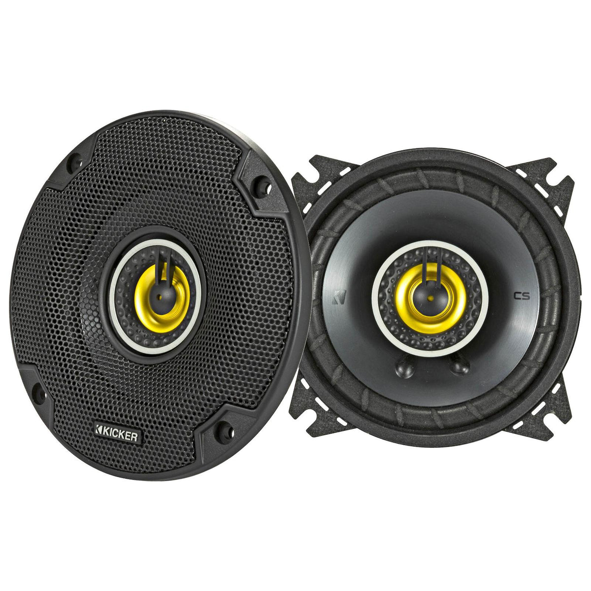 Kicker 46CSC44 CS Series 4" 10cm 2 Way Car Door Dash Coaxial Speakers 50w RMS Pair