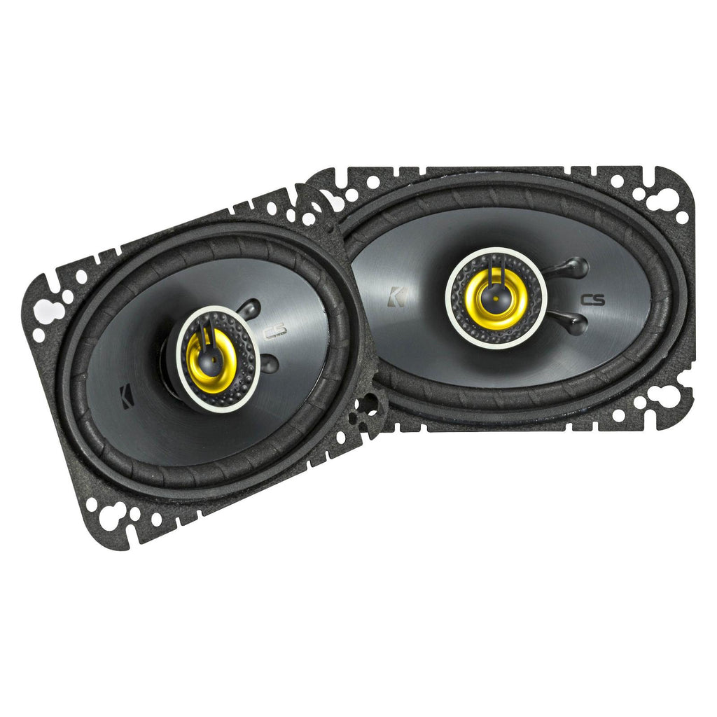 Kicker 46CSC464 CS Series 4x6" 2 Way Car Door Dash Coaxial Speakers 50w RMS Pair
