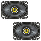 Kicker 46CSC464 CS Series 4x6" 2 Way Car Door Dash Coaxial Speakers 50w RMS Pair