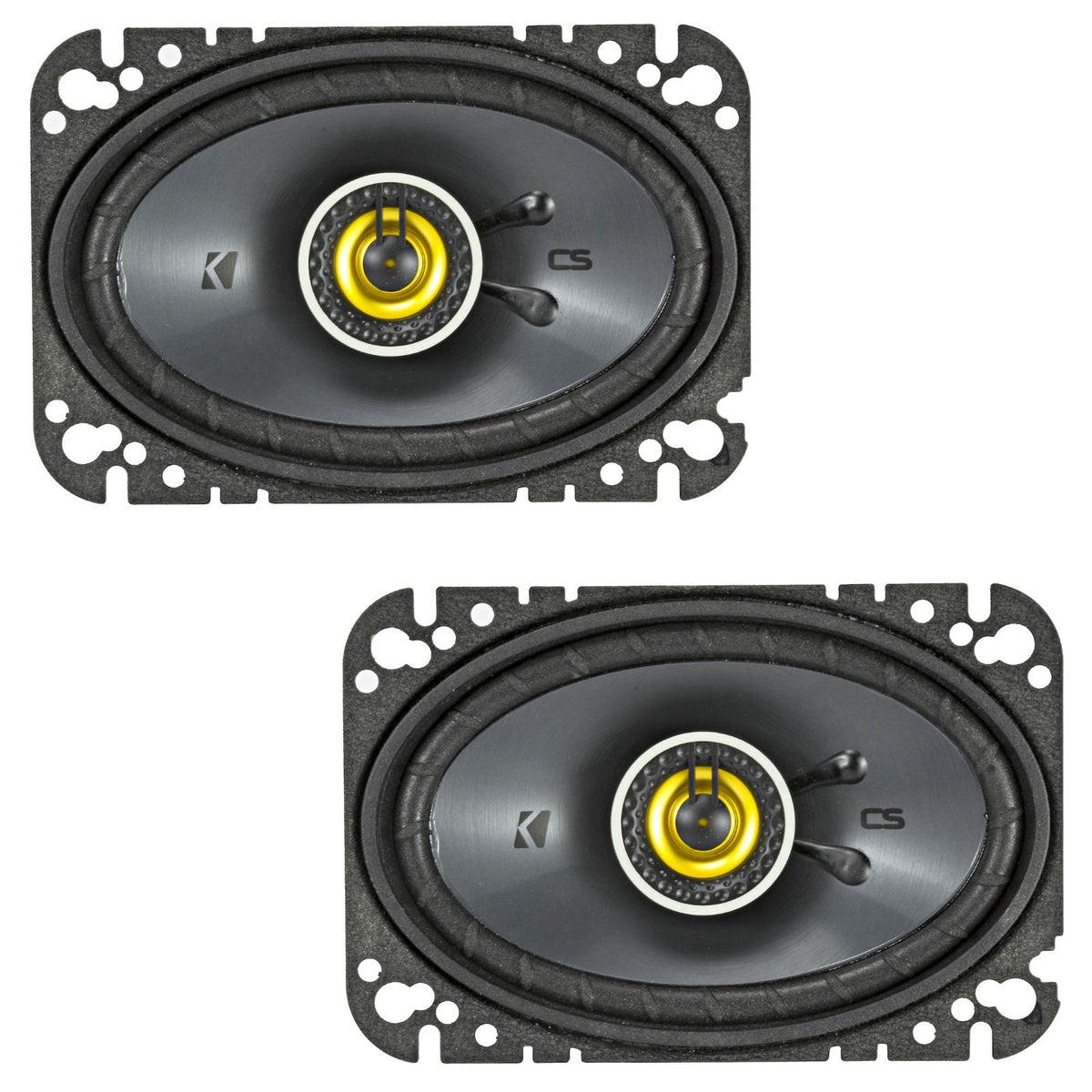 Kicker 46CSC464 CS Series 4x6" 2 Way Car Door Dash Coaxial Speakers 50w RMS Pair